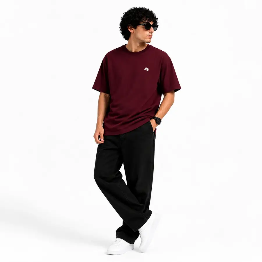 Fox Essential Tee - Burgundy