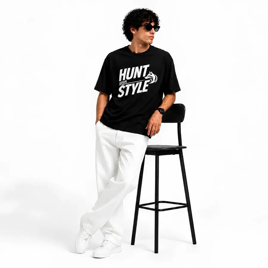 HYS Printed Tee - Black