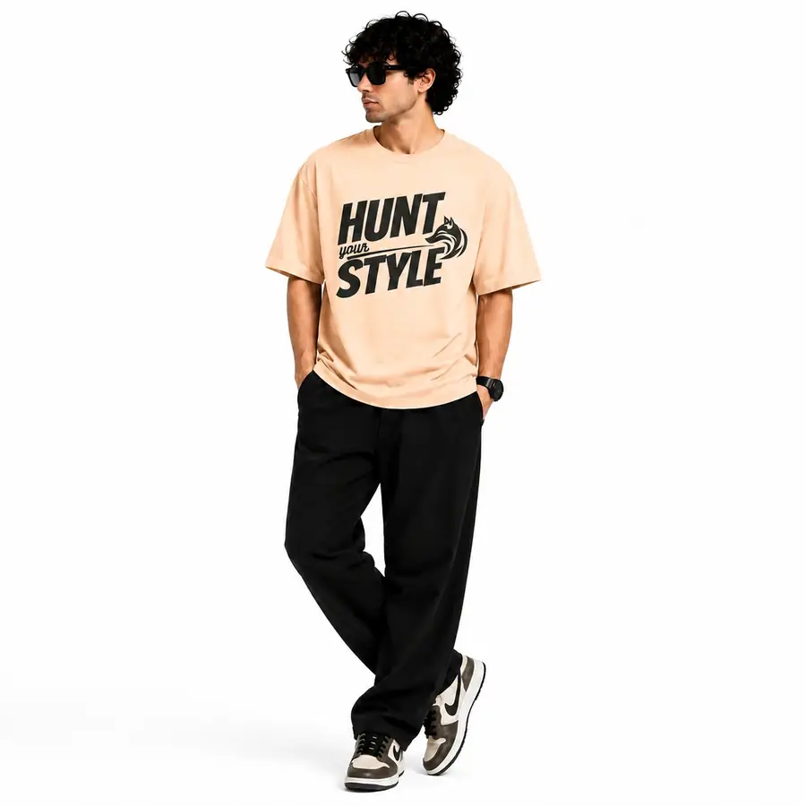 HYS Printed Tee - Taupe